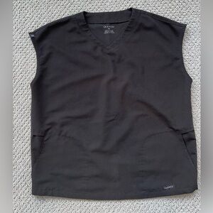 Jaanuu Women's 2-Pocket Cap-Sleeve Top - Black